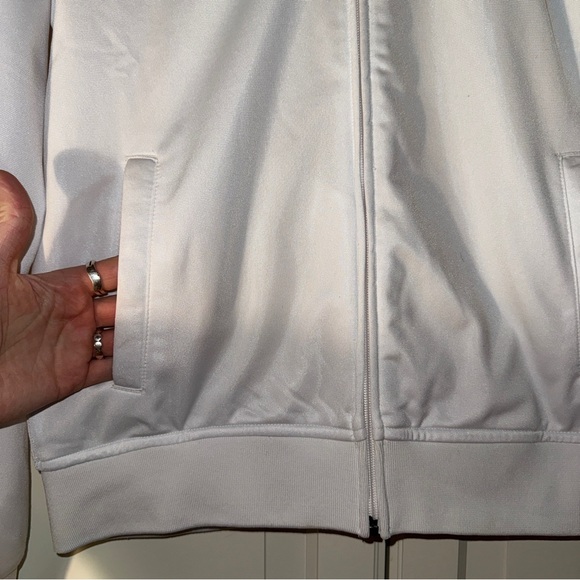 Y2K Kappa White Zip-Up track Jacket - size Medium - Picture 5 of 10